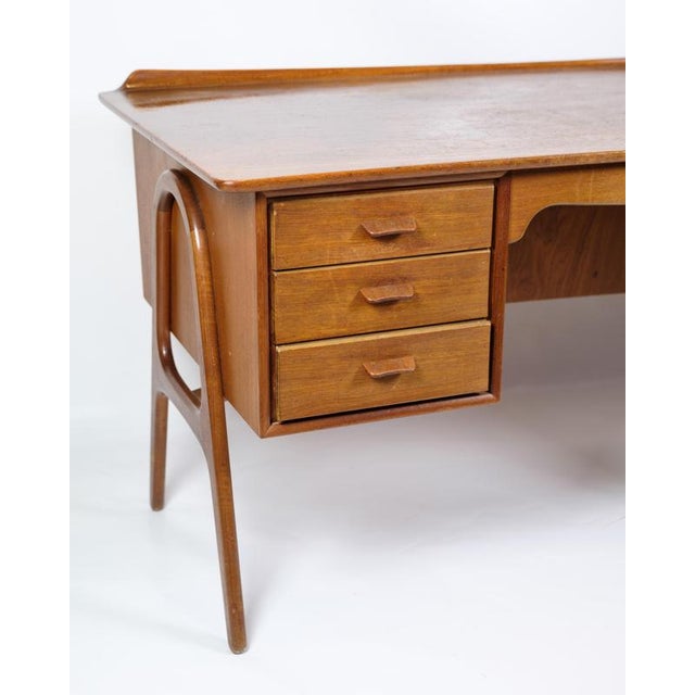 Teak Desk by Svend Aager Madsen for Sigurd Hansen, 1960s For Sale - Image 9 of 14