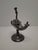 Lot of 2 - 19th C Pewter Whale Oil Fat Lamps W/ Figurine, Wick Pick, European For Sale - Image 12 of 18