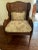 Antique French Louis XVI Wing Chair With Double Caning For Sale - Image 13 of 13