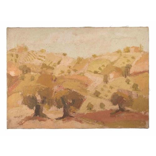 Oil on canvas realized by Franco Marzilli (1934-2010) in 1970s. Hand signed lower right. Very good condition. Franco...