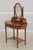 French Rho Mobili Louis XVI Inlaid Vanity Dressing Table For Sale - Image 3 of 17