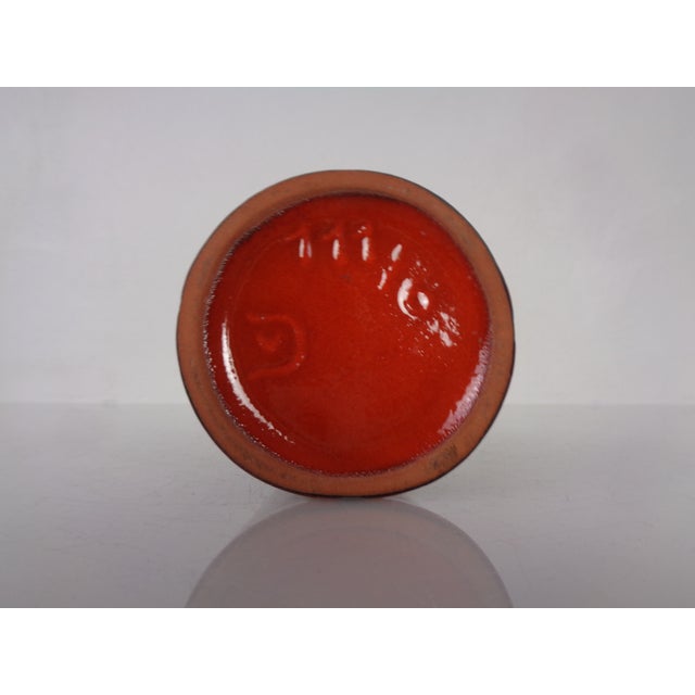 Red & Black Studio Ceramic Vase, Germany, 1960s For Sale - Image 13 of 14