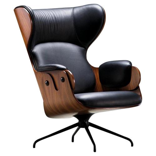 Playwood Walnut and Leather Chair by Jaime Hayon For Sale - Image 16 of 16
