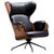 Playwood Walnut and Leather Chair by Jaime Hayon For Sale - Image 16 of 16