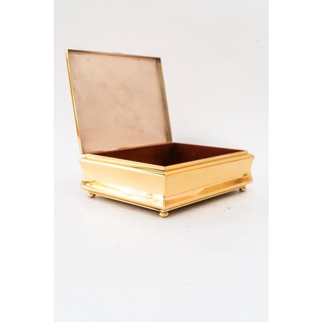 Brown Decorative Box, Vienna, Austria, 1920s For Sale - Image 8 of 17