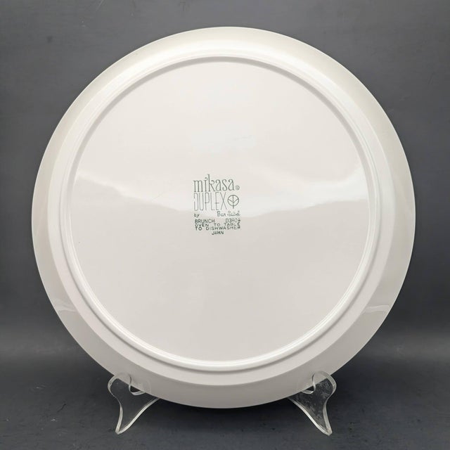 Mikasa 1970s Mikasa Duplex "Brunch" Chop Serving Plate Designed by Ben Seibel For Sale - Image 4 of 10