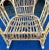Italian Franco Albini Attributed Mid Century Bamboo Woven Safari Rattan Rocking Chair For Sale - Image 9 of 10