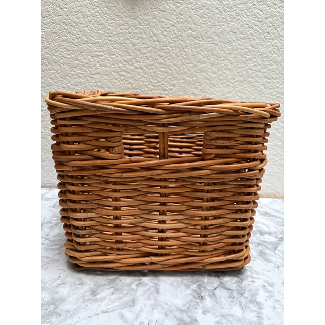 Earthy Rustic Wood Set of Storage Baskets, Set of Three For Sale - Image 4 of 6