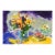 Abstract Still Life With Bouquets and Fruit in Watercolor on Paper by Les Anderson For Sale