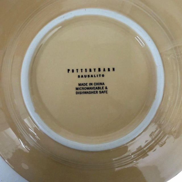 Set of 8Vintage Pottery Barn soup, salad or pasta bowls. Each measures 10” diameter. No cracks, chips or crazing. Some...