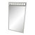 Vintage White Wall Mirror For Sale