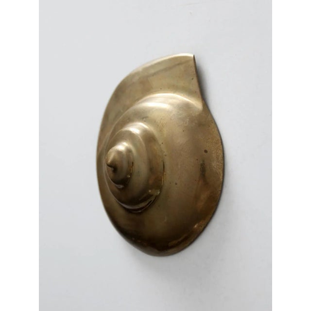 Mid-Century Modern Mid Century Brass Wall Sconce For Sale - Image 3 of 9