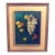 Mid Century Modern Maya King K'inich Janaab' Pakal and Flowers Painting For Sale