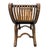 Vintage Egyptian-Style Rattan & Grasscloth Bench For Sale - Image 9 of 10