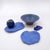 Cobalt Blue Fond Datelier Ceramics from N.Lebrun, Belgium, 1970s, Set of 5 For Sale - Image 14 of 14