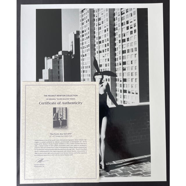 Helmut Newton, Elsa Peretti in New York