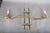 Gold Vintage Brass Swing-Arm Wall Lamps from Maison Jansen, France, 1960s, Set of 2 For Sale - Image 8 of 17
