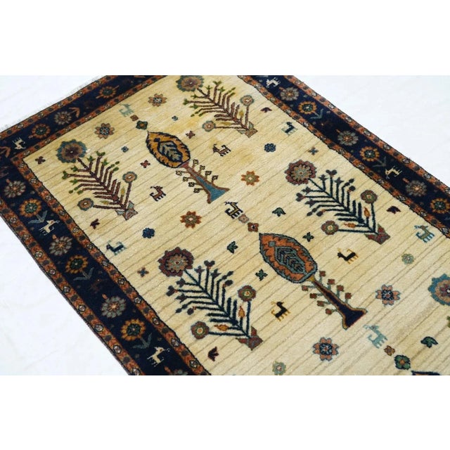Vintage Gabbeh Rug 2'11'' x 5'3'' For Sale - Image 4 of 10