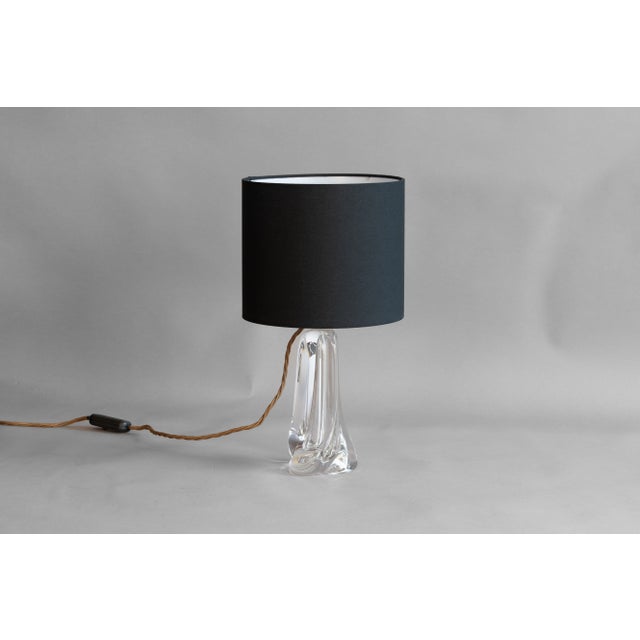Mid-Century Clear Glass Table Lamp, 1960s For Sale - Image 9 of 9