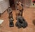 Complete Michael Garman Retired Aviator Collection featuring four aviation-themed sculptures, including two hand-painted...