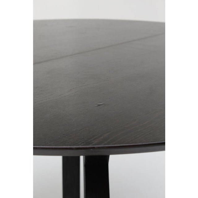 Vintage French Table in Wenge, 1990s For Sale - Image 10 of 13