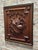 French Provincial Pair of Framed Carved Oak Door Panels, Circa 1880. For Sale - Image 3 of 6