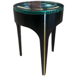 Ma+39's Custom Magnifying Lens End Table in Black