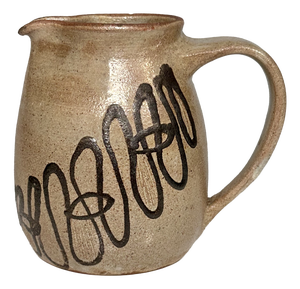 Modernist Studio Ceramic Art Jug Vase from Helma Klett, Germany, 1950s