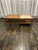 Beautiful large rectangular coffee table circa 1950s by Heritage. Walnut with a travertine inset at the top and partially...
