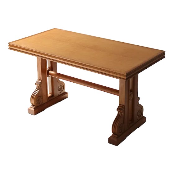 Art Deco Coffee Table in Oak, 1940s For Sale