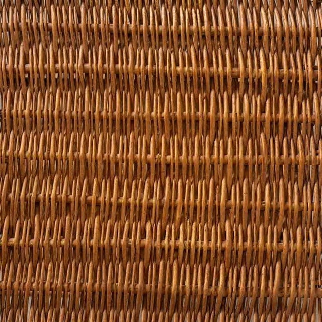 1950s French Wicker and Iron Side Table For Sale - Image 10 of 11