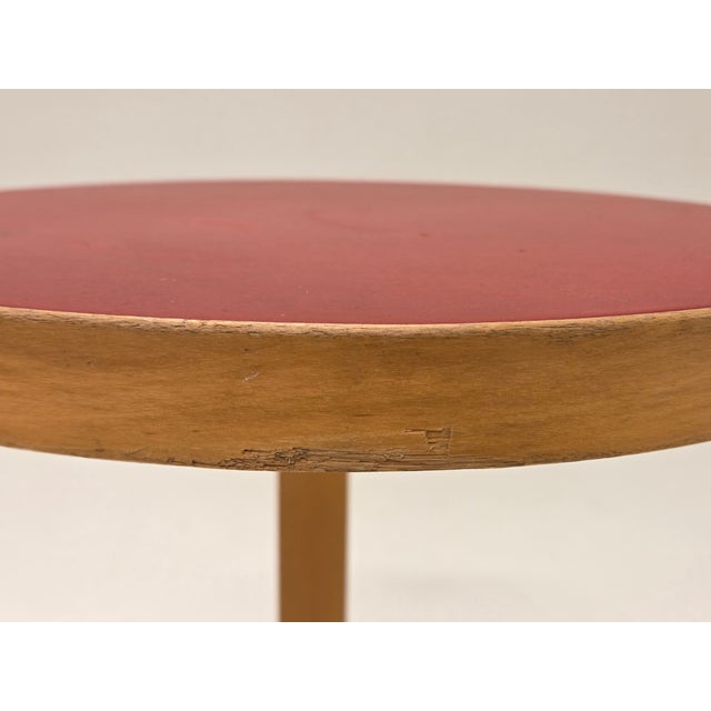 Red Vintage 60 Stool by Alvar Aalto for Artek, 1950s For Sale - Image 8 of 15