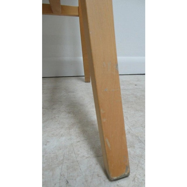 1990s Michael Graves Design for Atelier Prototype Finestra Bar Stool Chair One of a Kind For Sale - Image 10 of 13