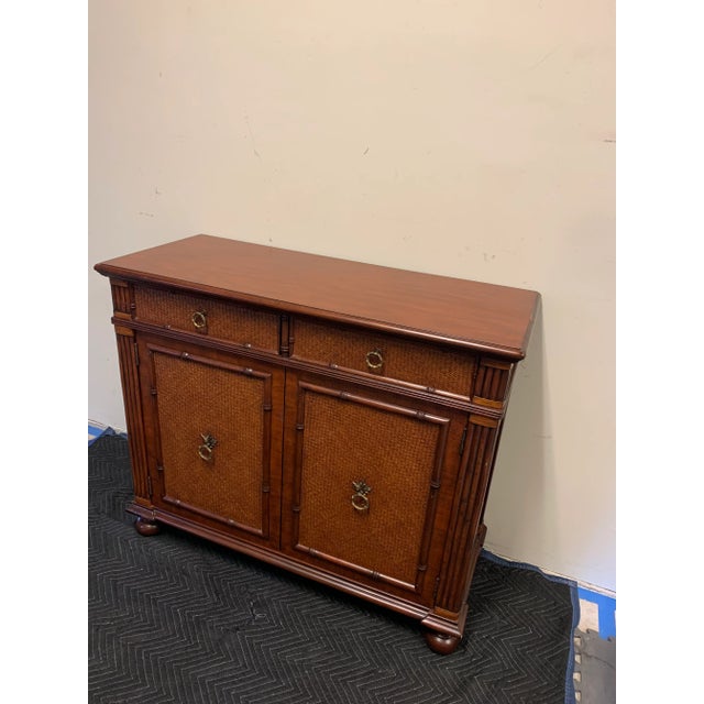 2000 - 2009 Ethan Allen Console Chest Cabinet Server Vintage For Sale - Image 5 of 6
