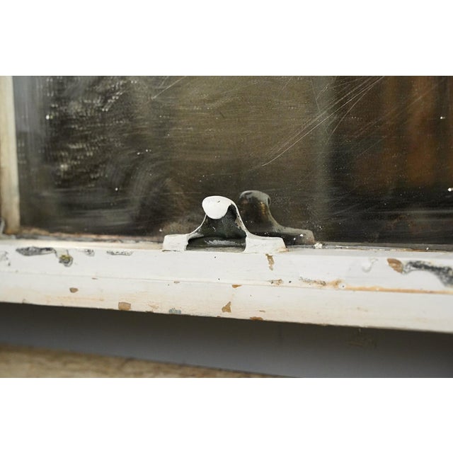 2020s Hand Silvered Wood Reclaimed Window Mirror For Sale - Image 5 of 10