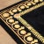 1980s Black Gold Rug by Gianni Versace for Versace, 1980s For Sale - Image 5 of 18