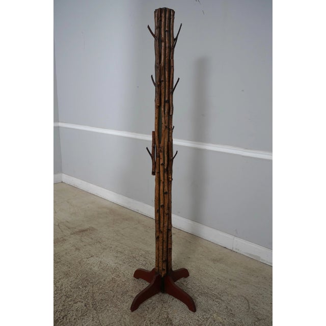 Brown Adirondack HandMade Vintage Rustic Clothes Tree For Sale - Image 8 of 8