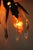 Antique Art Nouveau Cast Metal 3-Armed Parlor Lamp With Teardrop Crystals For Sale - Image 4 of 13