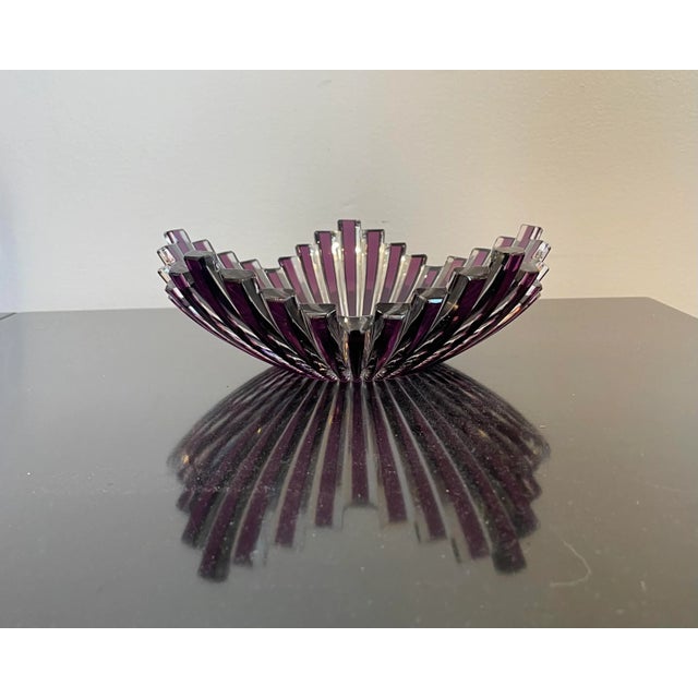 Postmodern Amethyst Bowl Dish For Sale In New York - Image 6 of 7
