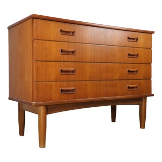 Scandinavian Teak Chest of Drawers, 1960 For Sale