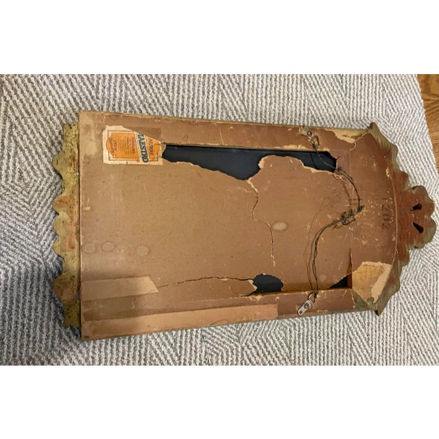 Mid 20th Century Vintage Mid 20th Century Gilt Carved Mirror For Sale - Image 5 of 7