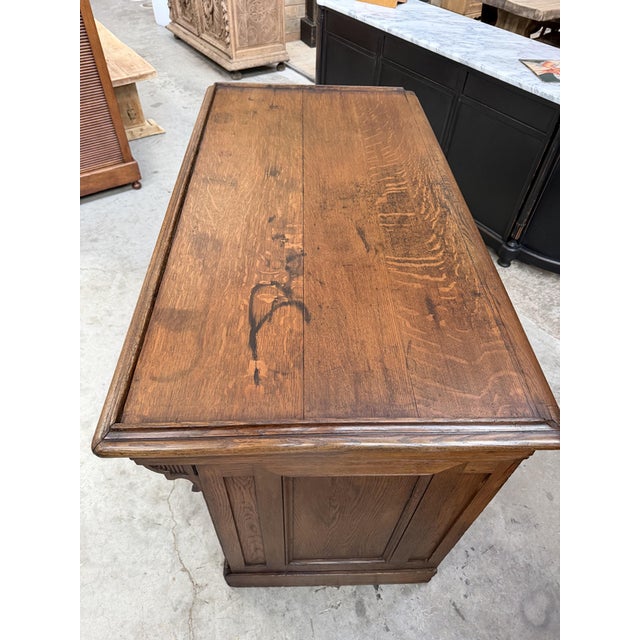 Early 20th Century Oak Store Counter For Sale - Image 10 of 18