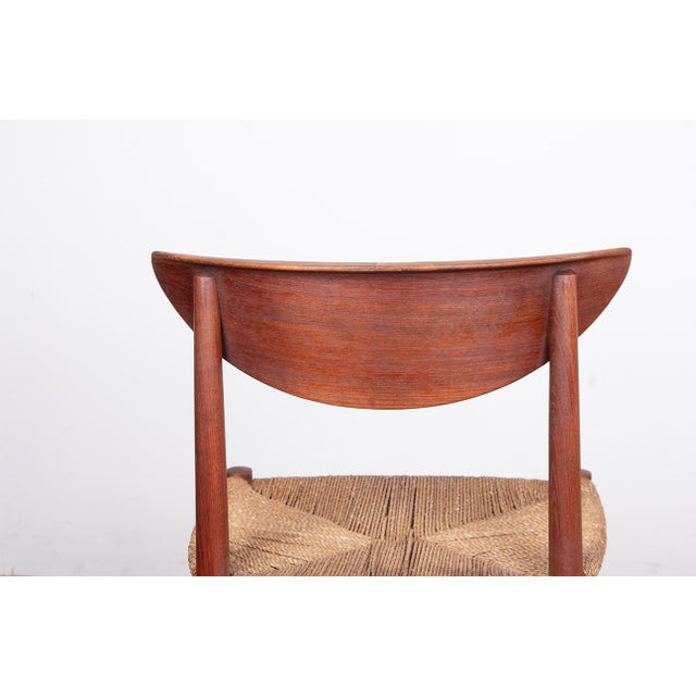 Danish Model 316 Chairs in Teak and Seagrass by Peter Hvidt and Orla Molgaard-Nielsen for Soborg Mobelfabrik, 1960s, Set of 6 For Sale - Image 9 of 18