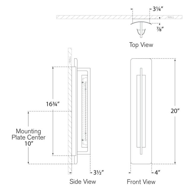 Metal Ian K. Fowler for Visual Comfort Signature Tristan 20" Reflector Sconce in Bronze and Hand-Rubbed Antique Brass For Sale - Image 7 of 8
