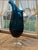 The Vintage Empoli Italian Murano Blue Art Glass Pitcher is a stunning piece of glassware that combines traditional...