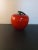 American Large 1980s Art Glass Apple Figurine For Sale - Image 3 of 5