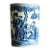 Chinese Ceramic Pot,Blue and White Porcelain Brush Pot Hand Painted Figures Story Pattern For Sale