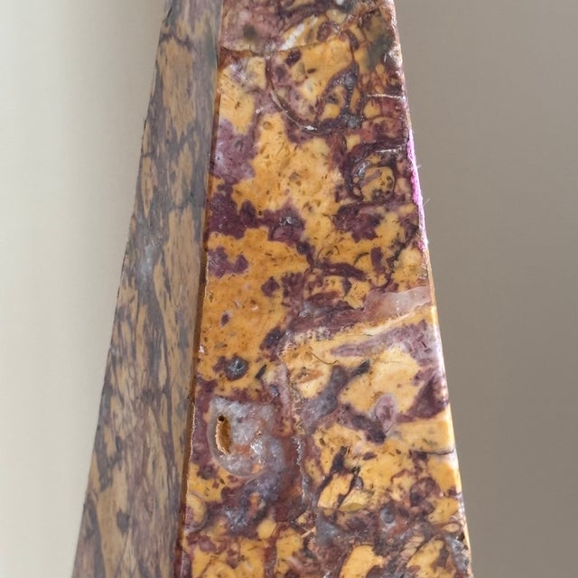 Neoclassical Style Marble Obelisk For Sale - Image 9 of 18