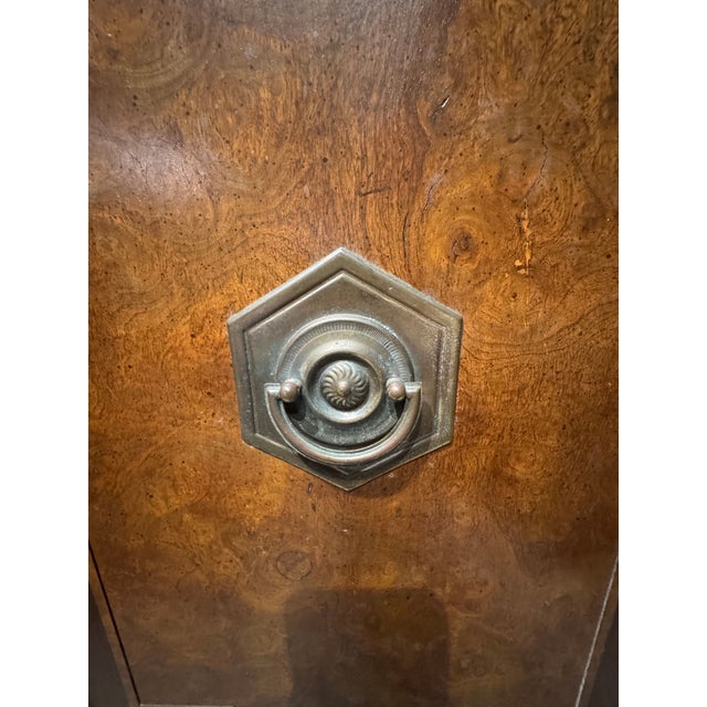 Vintage Thomasville Greek Key Armoire in the Hollywood Regency Style, C. 1970s For Sale - Image 14 of 18