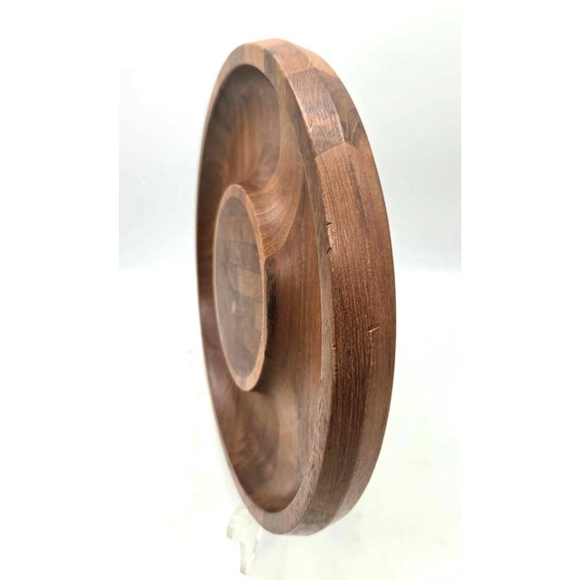 1960s 1960s Jens Quistgaard Teak Wood Cheese Tray Designed for Dansk For Sale - Image 5 of 11